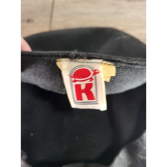 Vintage Turtle K Black Flat Hat Paperboy‎ Hat Cap - Picture 3 of 3